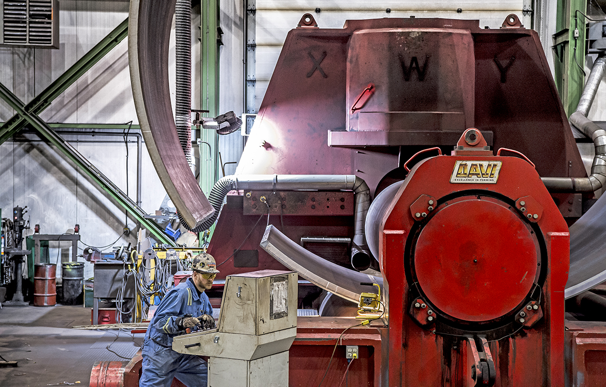 Edmonton Exchanger Pressure Vessel Plate Rolling